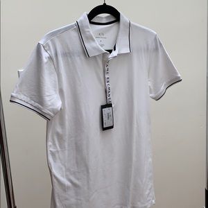 White polo shirt